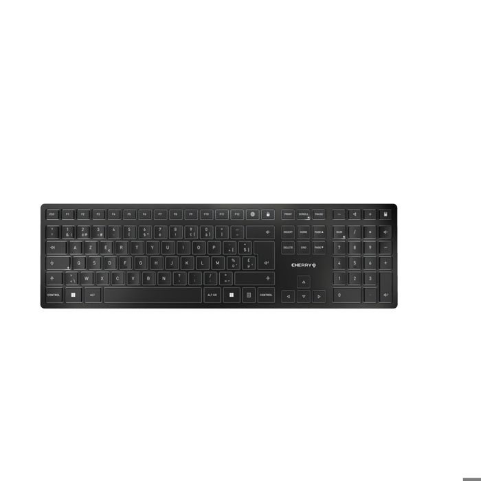 Clavier Sans Fil CHERRY KW 9100 SLIM – Bluetooth et RF, Rechargeable, AZERTY - vue 2