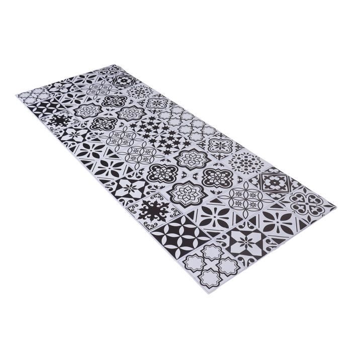 Autocollant Mural 3D Porte Foot Noir & Blanc 77x200 Cm | PVC Imperméable Amovible | Décoration Trompe-l'œil Salon Chambre - 8