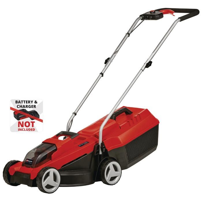 Einhell Tondeuse à gazon GE-CM 18/32 Li Solo PXC (18V largeur 32cm 180 m² Brushless) Livré sans Batterie ni Chargeur