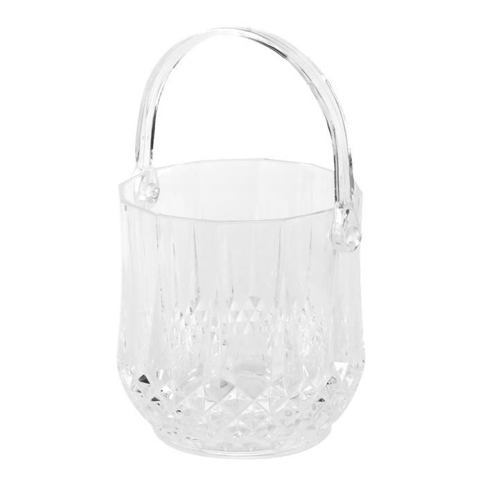 Lot De 2 Seaux à Glace 5,5L Acrylique - Pour Champagne Et Boissons Fêtes