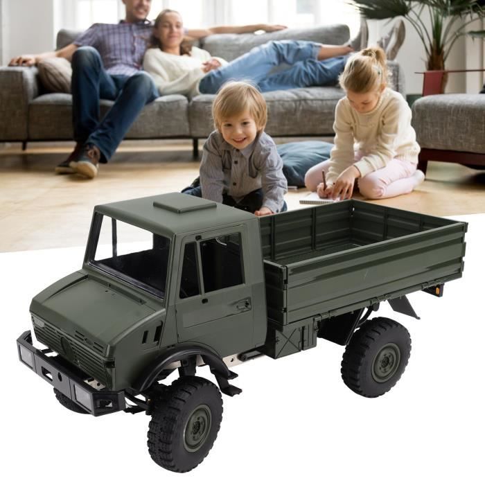KINSAM Voiture télécommandée,20km/h Voiture Telecommandé Tout Terrain avec 2 Piles 60 Min D'autonomie,2.4GHz,1:20 Monster Truck,Jeux Exterieur Enfant 6 À 14 Ans
