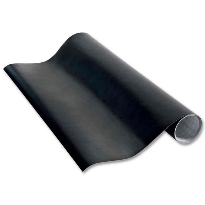 film tableau, en PVC, 450 mm x 2 m, noir, 135 mu,