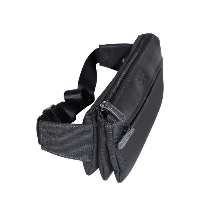 Sac Banane FRANCINEL Unisexe En Nylon Avec Garniture Cuir - Taille Moyenne, Idéal Quotidien