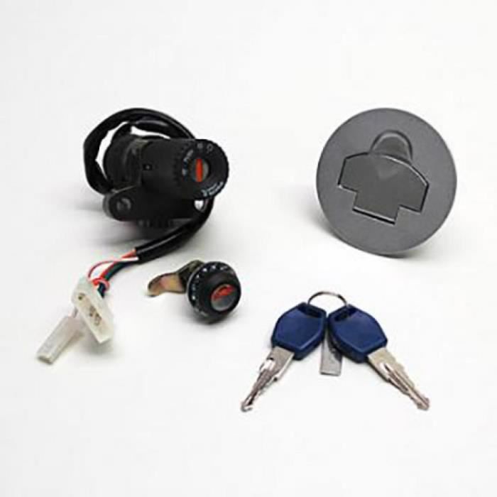 Clés Incluses Kit Serrure Moteur P2R Pour Scooter Piaggio Zip 2T 2000-2020 | Neiman, Contacteur Et Clés Inclus - Neuf D'Origine Serrure Moteur Piaggio Zip
