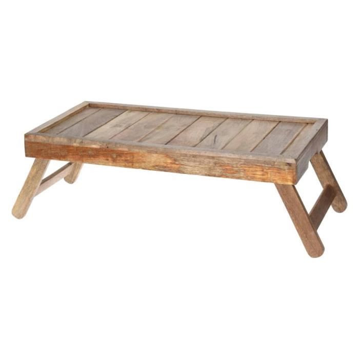 Plateau De Lit En Bois D'hévéa Continenta - Modèle 3061 - Neuf