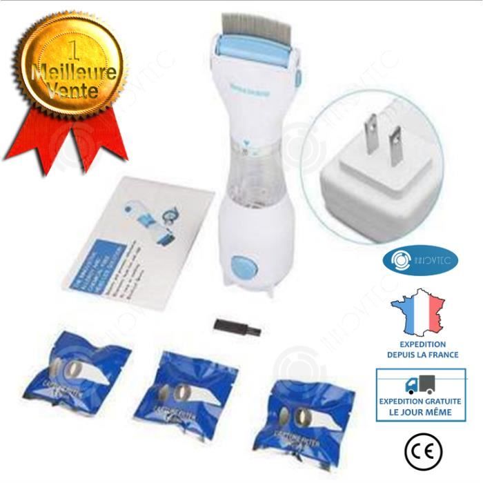 Meilleurs prix pour INN® Peigne électrique, peigne à puces, dissolvant électrique contre les poux, peigne de nettoyage