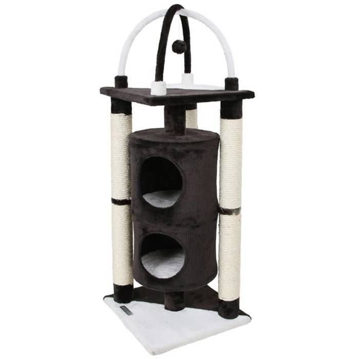 Kerbl Arbre A Gratter Onyx Pro Pour Chat Anthracite Et Blanc Achat Vente Arbre A Chat Arbre A Gratter Onyx Pro Cdiscount