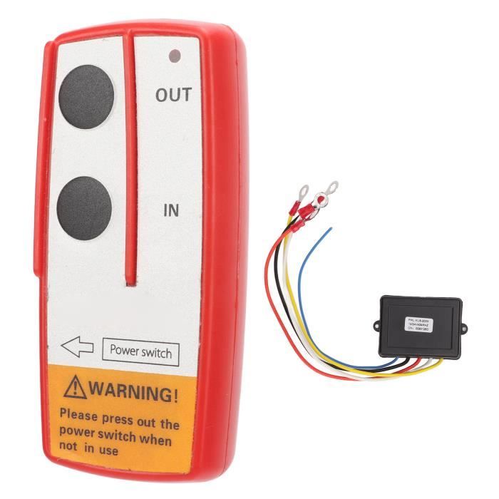 Kit Télécommande Treuil Sans Fil – Commutateur Guindeau – 50 Pieds – étanche – 12V – Pour Bateau Marine