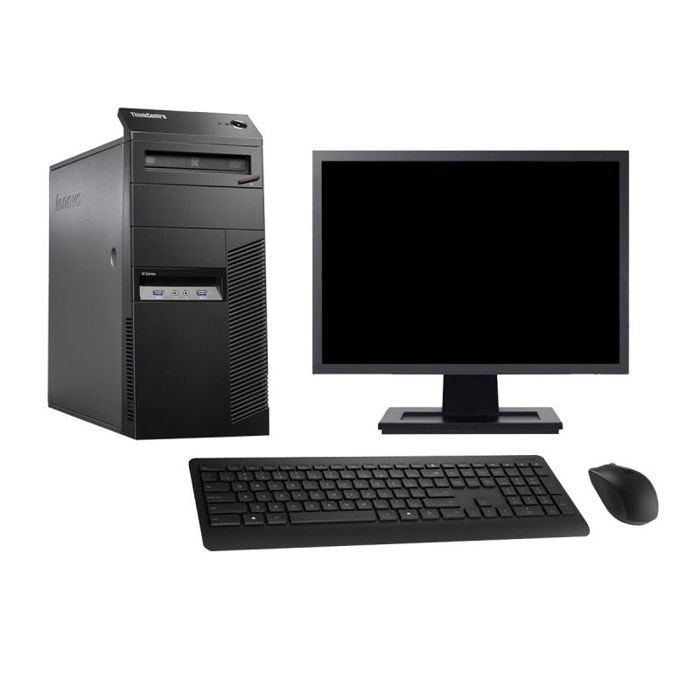 PC Tour Lenovo M83 Ecran 27 Intel i7-4770 RAM 32Go Disque 250Go Windows 10 Wifi - Lenovo