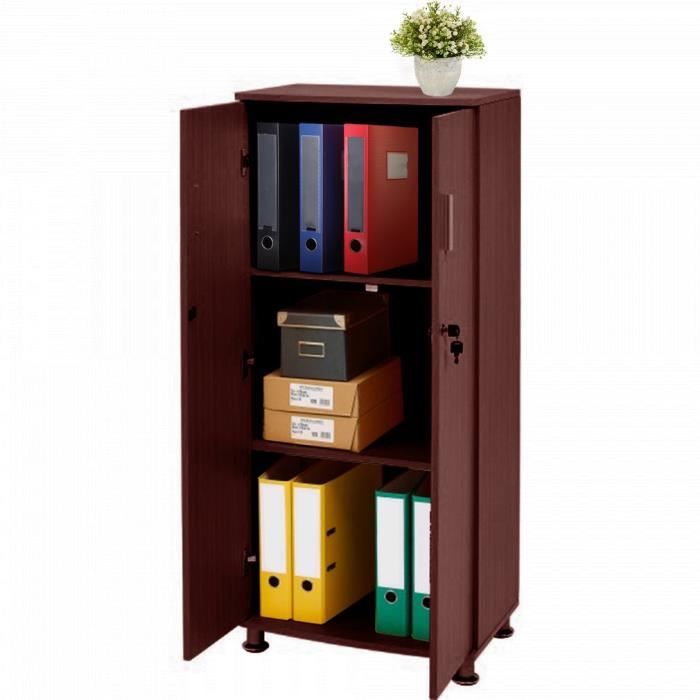 Meuble De Rangement Contemporain 3 Etageres 55 X 35 X 125cm