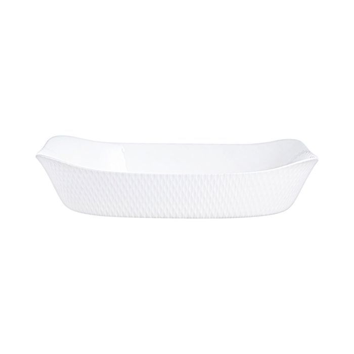 Plat de cuisson - LUMINARC - Smart Cuisine Wavy - Rectangulaire 34 x 25 cm - Opale ultra-légère - Compatible four & lave-vaisselle Plat de cuisson - LUMINARC - Smart Cuisine Wavy - Rectangulaire 34 x 25 cm - Opale ultra-légère - Compatible four & lave-vaisselle