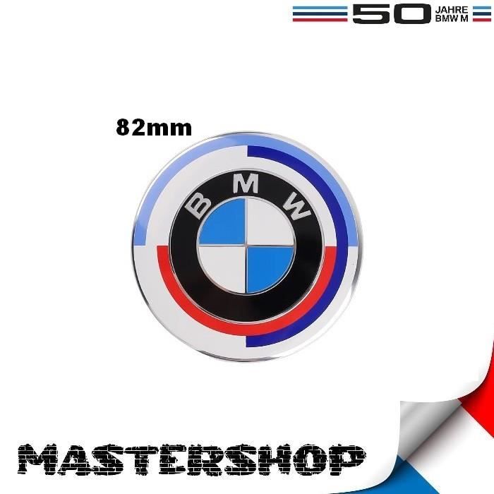 LOGO 50E Anniversaire Pour BMW 82 mm Capot Emblème Insigne - 1pcs - Mastershop