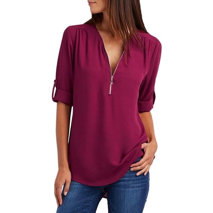 chemise tunique femme