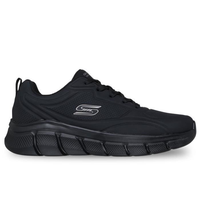 Skechers Chaussures - SKECHERS - Bobs Sport B Flex - Arctic Edge - Noir - Cuir - Plat