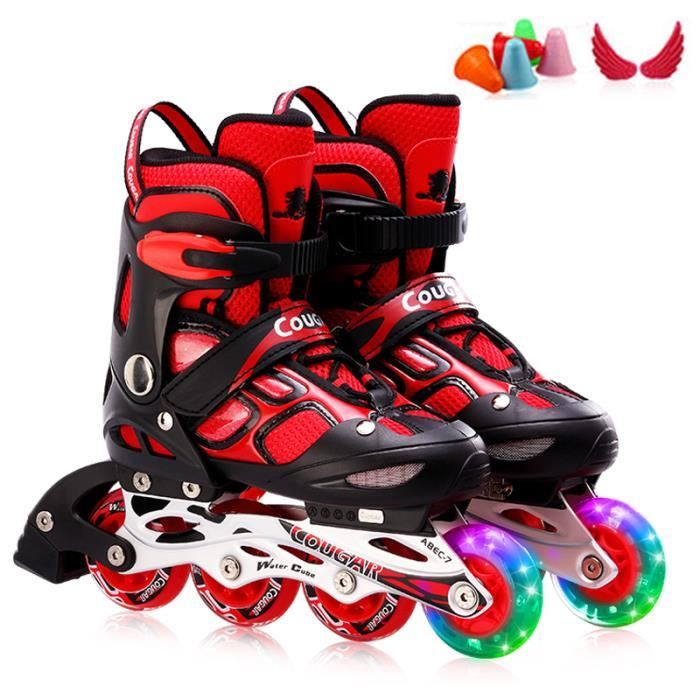 Roller Inline LEOCLOTHO Rollers Enfant Réglables Roulements ABEC — free download