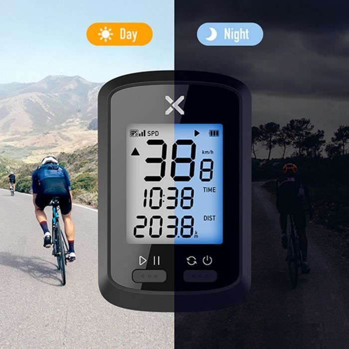 XOSS NAV Compteur GPS Vélo sans Fil, Navigation Routière avec IPX7