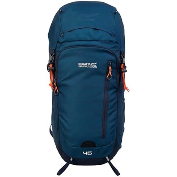 Sac à Dos - REGATTA - Highton V2 - 45L - Confortable - Poche dhydratation - Housse de pluie amovible Sac à Dos - REGATTA - Highton V2 - 45L - Confortable - Poche dhydratation - Housse de pluie amovible