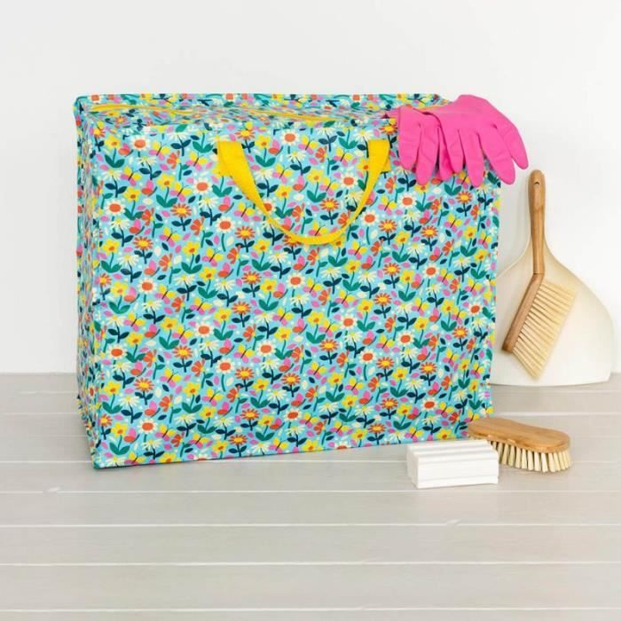 Happy Planet Giftshop Grand Sac De Rangement Avec Fermeture