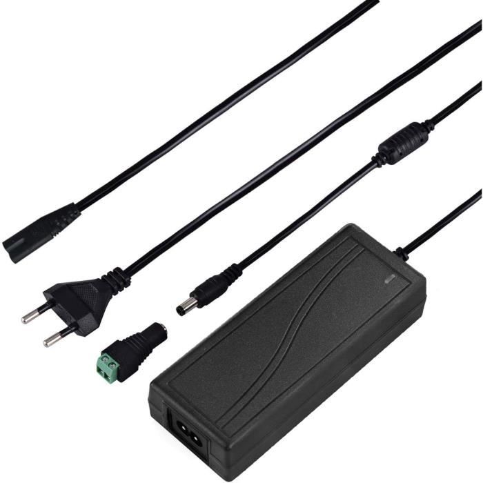 Transformateur 220V Vers 12V/24V Pour Bande LED - Puissance 25W à 350W (plusieurs Modèles) - Protections Intégrées - Alimentation à Découpage Métallique - 9
