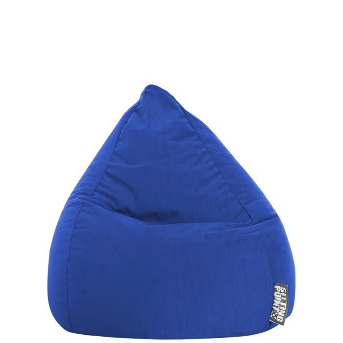 Pouf SITTING POINT Easy L Bleu Foncé Polyester 1 personne 70x90 cm Salon