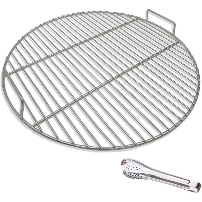 Grille En Acier Inoxydable Ronde De 54,5 Cm Avec Poignée
