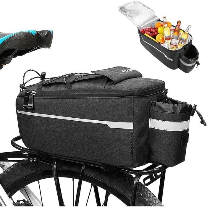 Sacoche Porte Bagage Velo Arriere, Sacoche Coffre Siège Arrière Bicyclette,  Sac de Coffre de Vélo, Vélo Sacoche Porte Bagages, p23 - Cdiscount Sport