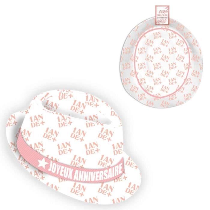 Stc Chapeau Anniversaire 1 An De Blanc Achat Vente Chapeau Perruque Cdiscount Stc Chapeau Anniversaire 1 An De Blanc Achat Vente Chapeau Perruque Cdiscount