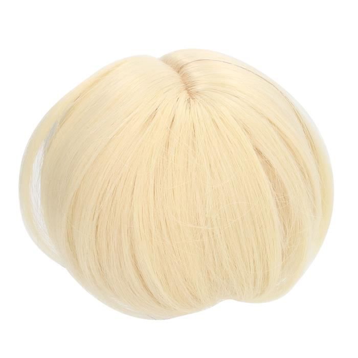 Perruque Pour Poupée 50 Cm – Cheveux En Mohair Blond – Cheveux à Coiffer