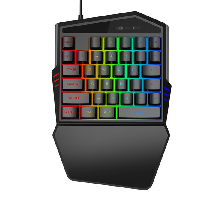 Clavier mécanique – TD® – 35 touches – Rétroéclairage RVB – Filaire – Enregistrement de macros