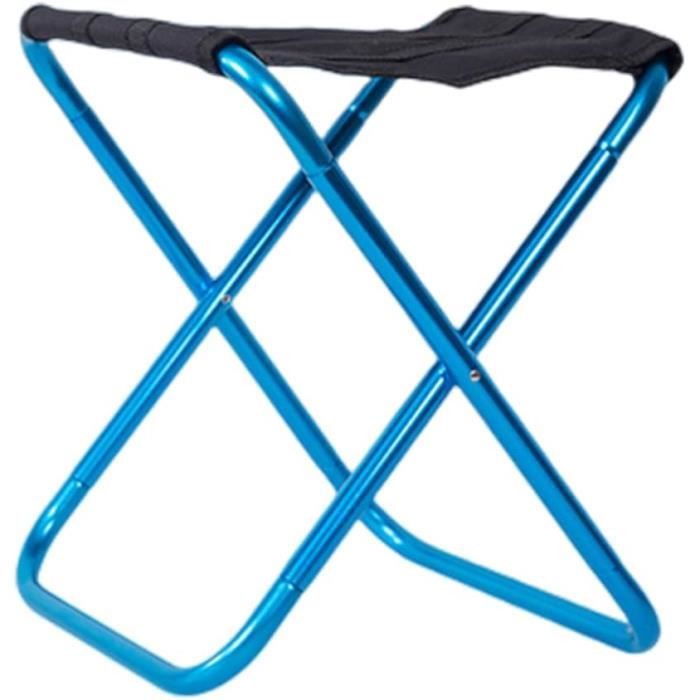 Siège Pliant De Pêche / Chasse / Camping - Toile Bleue - Tabouret Occasion