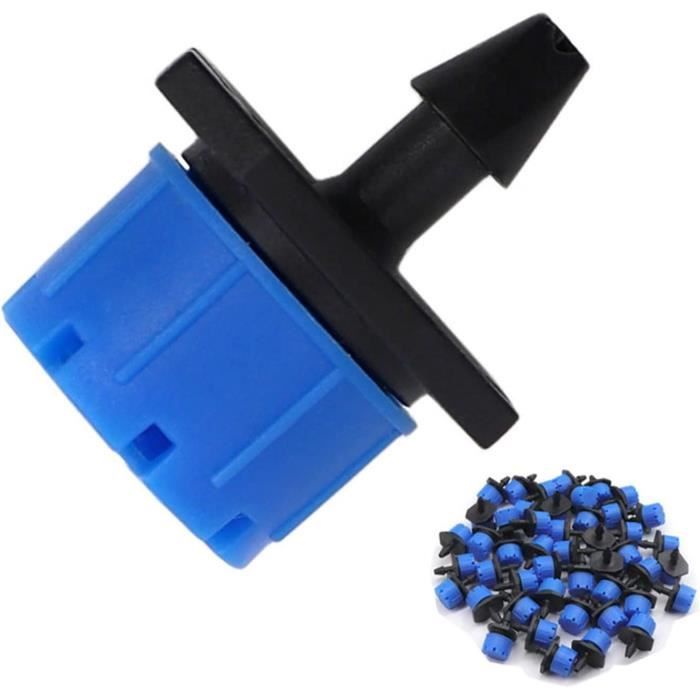 Lot De 100 Goutteurs D'irrigation 8L/H Happyyami - Pour Système Goutte à Goutte, Jardin, Serre, Débit Réglable