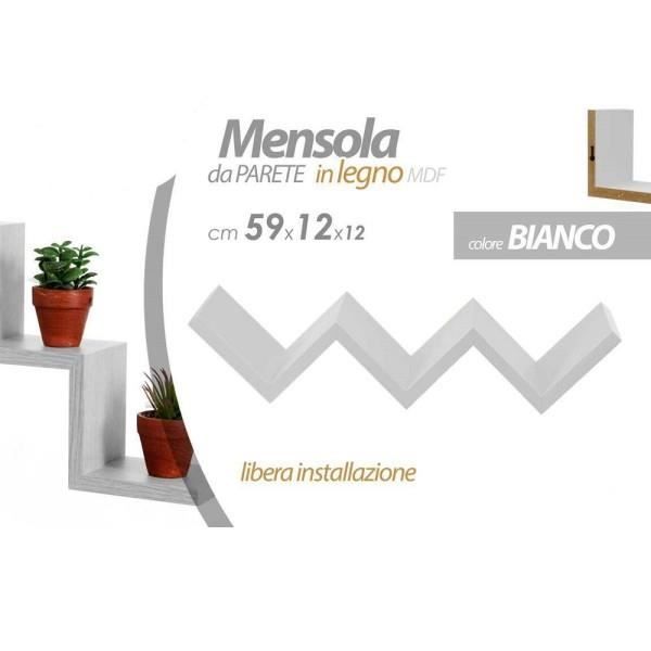 Mensola da Parete Senza Fori Multifunzionale con Ganci