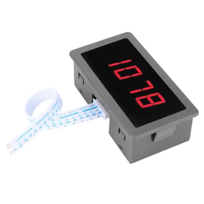 Compteur De Vitesse Numérique 4 Digits - Capteur Hall, Haute Précision 0.1%, AC 110-230V - Pour Moteurs, Machines, DIY