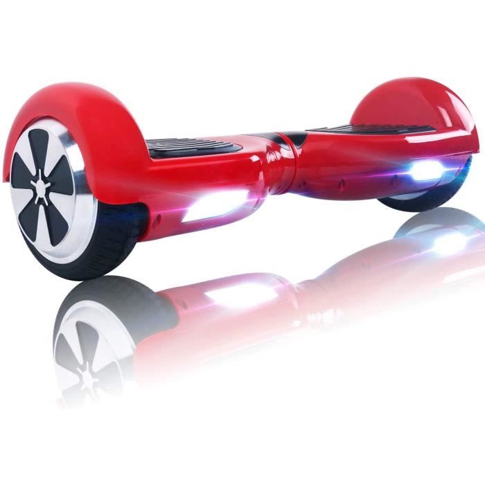 Windgoo Hoverboard 6.5 Pouces Overboard Électrique 500W Auto-Équilibrage  Tout Terrain Board pour Enfants et Adultes - Cdiscount Auto