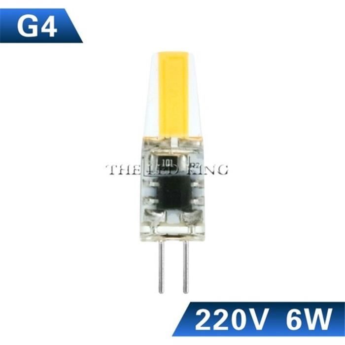 LED G4 12V G9 220V 3W 5W 6W 8W 10W Dimmable COB Ampoule Remplacer