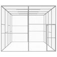 vidaXL Cage pour chat 6x3x2,5 m Acier galvanisé-1