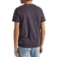T-Shirt Pepe Jeans Keegan Noire pour Homme-1