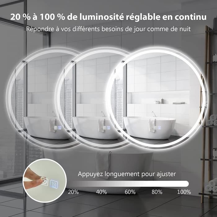 Miroir anti buée Ideal Standard au prix incroyable de 125 € chez Giovanni  Promo