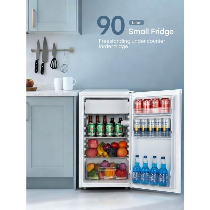 H.Koenig Mini réfrigérateur Frigo FGX480 Blanc, 45L Compact, Silencieux