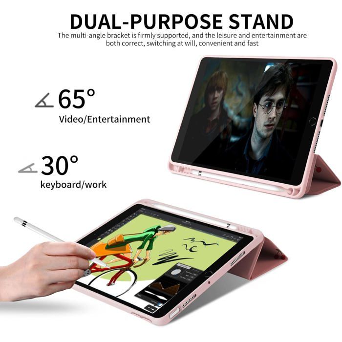 Pour iPad (A16) 11 2025 Étui clavier détachable magnétique portrait et paysage M