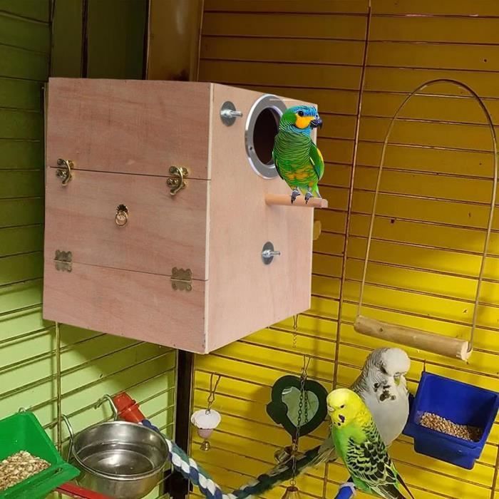 Nid pour oiseaux en boîte perruche Nobby Pet