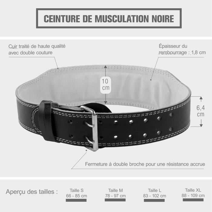 Ceinture cuir musculation cheap