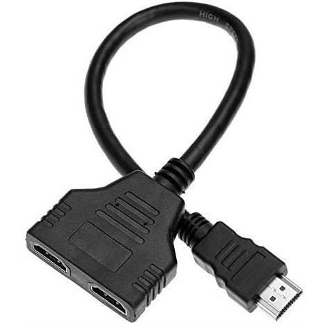 TD® Prise HDMI 1 mâle vers Double HDMI 2 femelle - adaptateur de câble et  répartiteur - convertisseur tv - Accessoire image et son - Cdiscount TV Son  Photo