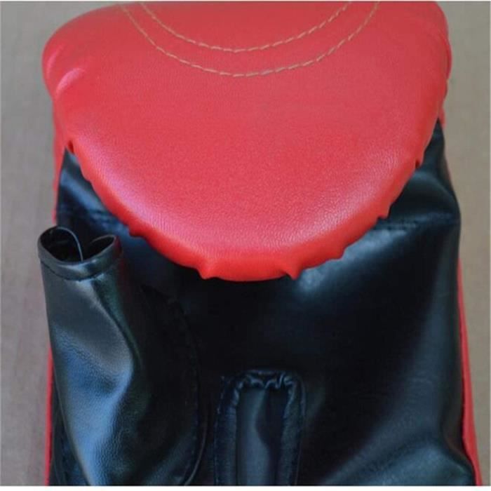 Gants MMA RDX – Cuir Maya Hide, Rembourrage PolyMax Tri-Slab PC3, Fermeture EZ-velcro, Respirables, Taille M, Rouge – Pour Combat Et Entraînement