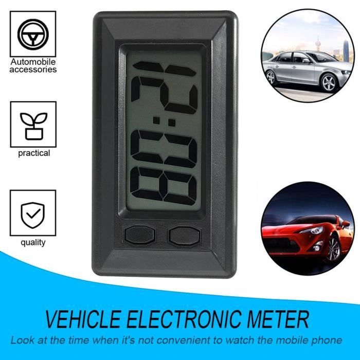 Horloge de tableau de bord de voiture mini portable - Maison Horloge de tableau de bord de voiture mini portable - Maison
