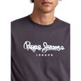 T-Shirt Pepe Jeans Keegan Noire pour Homme-2
