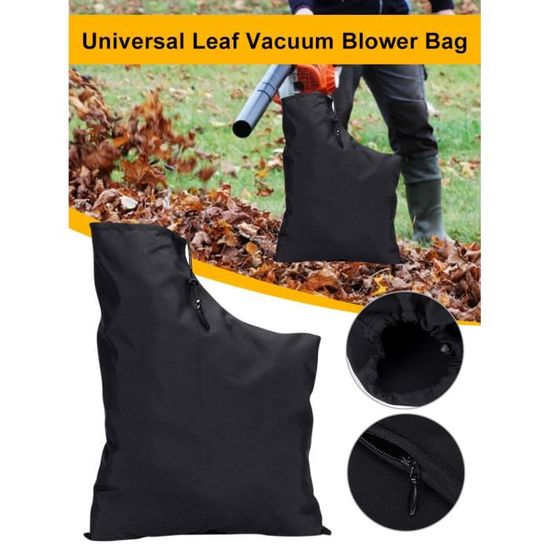 Wessper Sac Universel Aspirateur Jardin/Souffleur Feuilles - 40L, Ø23cm, Résistant Et Facile à Installer