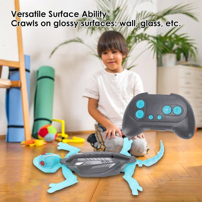 Elprico Gecko Télécommandé Qui Grimpe Aux Murs – Lézard Robot Électrique Réaliste Avec Télécommande, Jouet Fun Pour Enfants Filles Garçons (Vert)