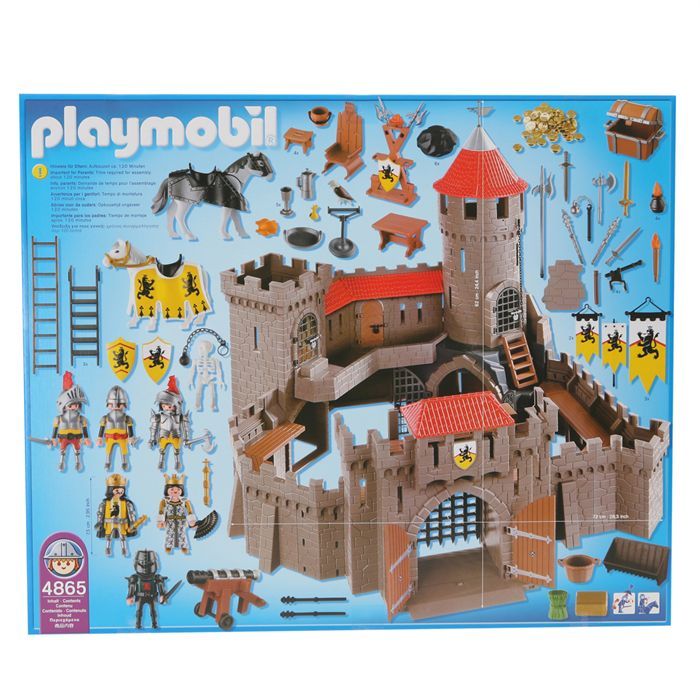 Playmobil 4865 Château fort des Chevaliers du Lion - Playmobil - Achat &  prix