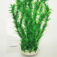 Grandes Plante Artificielle d'aquarium d'algue de 50 cm, Plante en Plastique décorations pour Aquarium,Ornement en Plastique A[39]-3